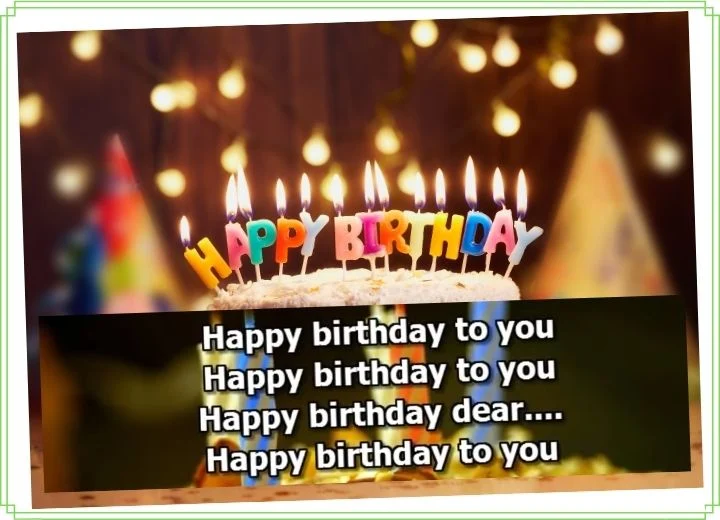 happy birthday song with name inserted