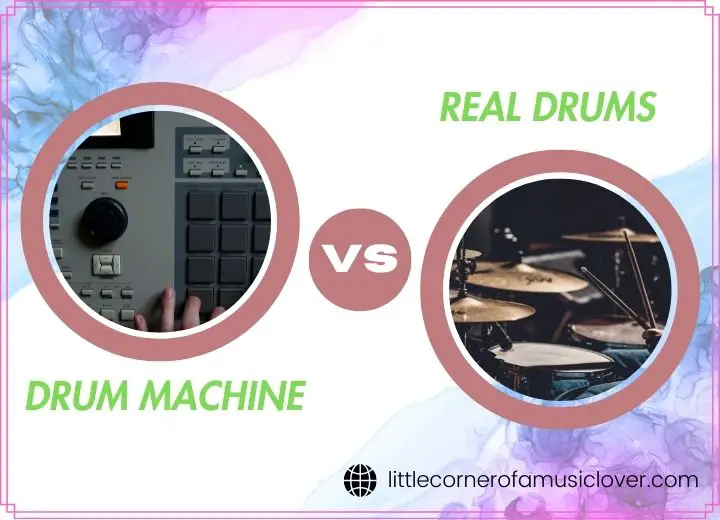 drum machine vs real drums